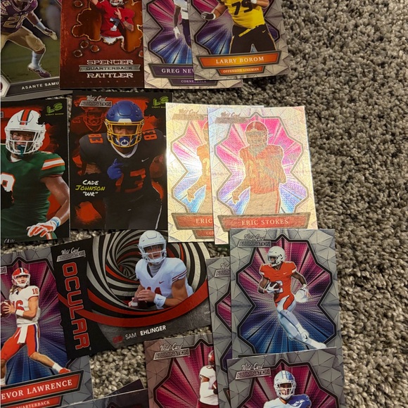 88 card lot of 2021 Panini Prizm Draft Picks & Wild Card Alumination football - Picture 5 of 13